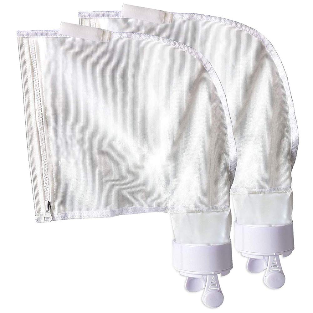 UCEDERPool Spa Part Nylon Mesh Pool Cleaner All Purpose Bag Fits Polaris 280, 480 Pool Cleaner Zippered All Purpose K13 K16(2 Pack)