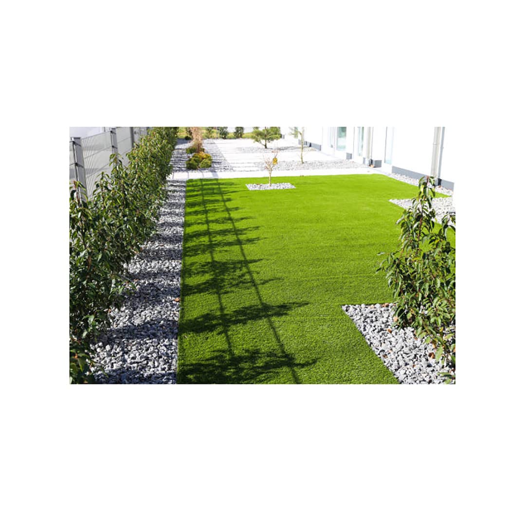 Acomoda Textil – Césped Artificial Alta Densidad 20mm para Interior Exterior. Rollo Hierba Sintética con Orificios Drenaje y Fácil Instalación para Jardín, Terraza, (Altura 20mm, 1x2,5m)