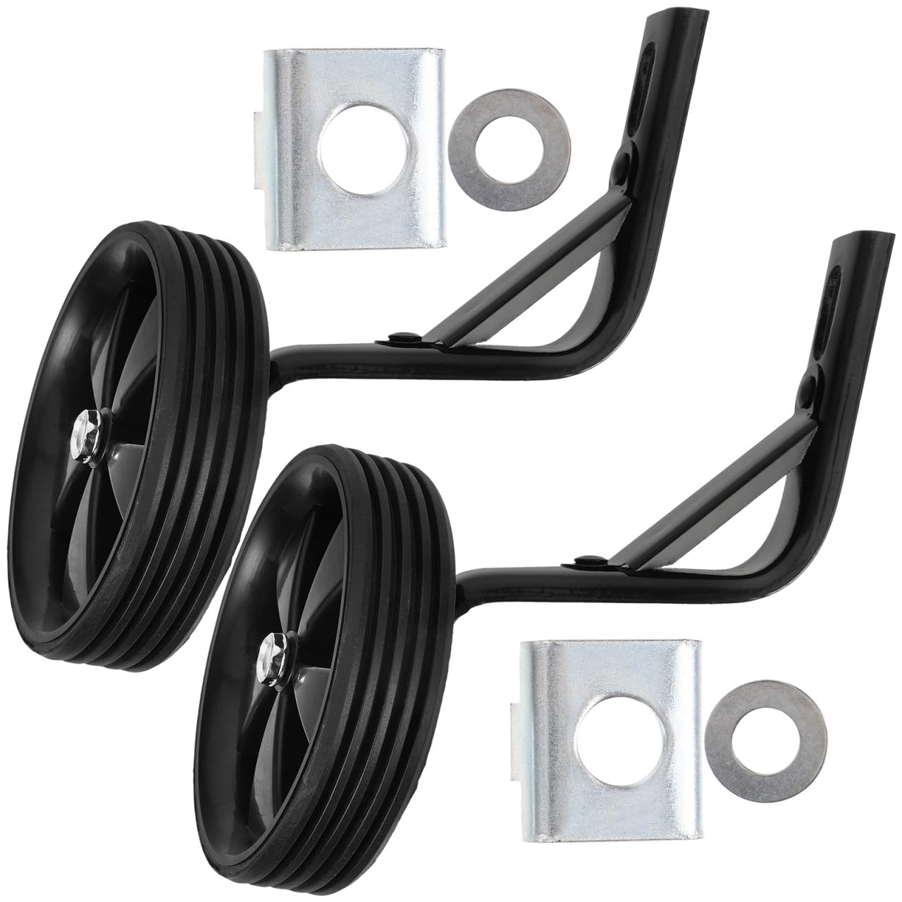 Aboofan 1 Pair of Training Wheels Bike Stabilizer 12 to 16 Inch