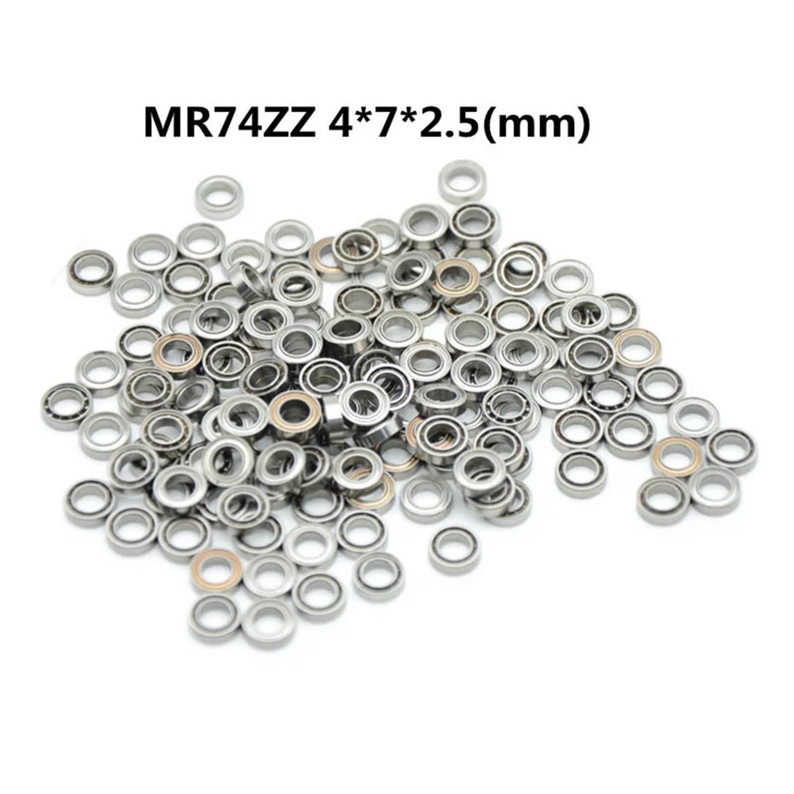 Lote de 10 rodamientos de Bolas con blindaje metálico de la Serie MR: MR52ZZ, MR63ZZ, MR85ZZ, MR95ZZ, MR128ZZ y MR137ZZ.(Mr95zz 5x9x3mm)
