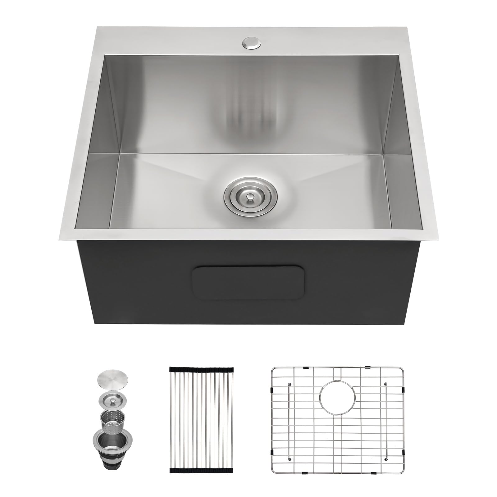 Sarlai 25 Inch Laundry Sink - 25x22 Drop In Kitchen Sink