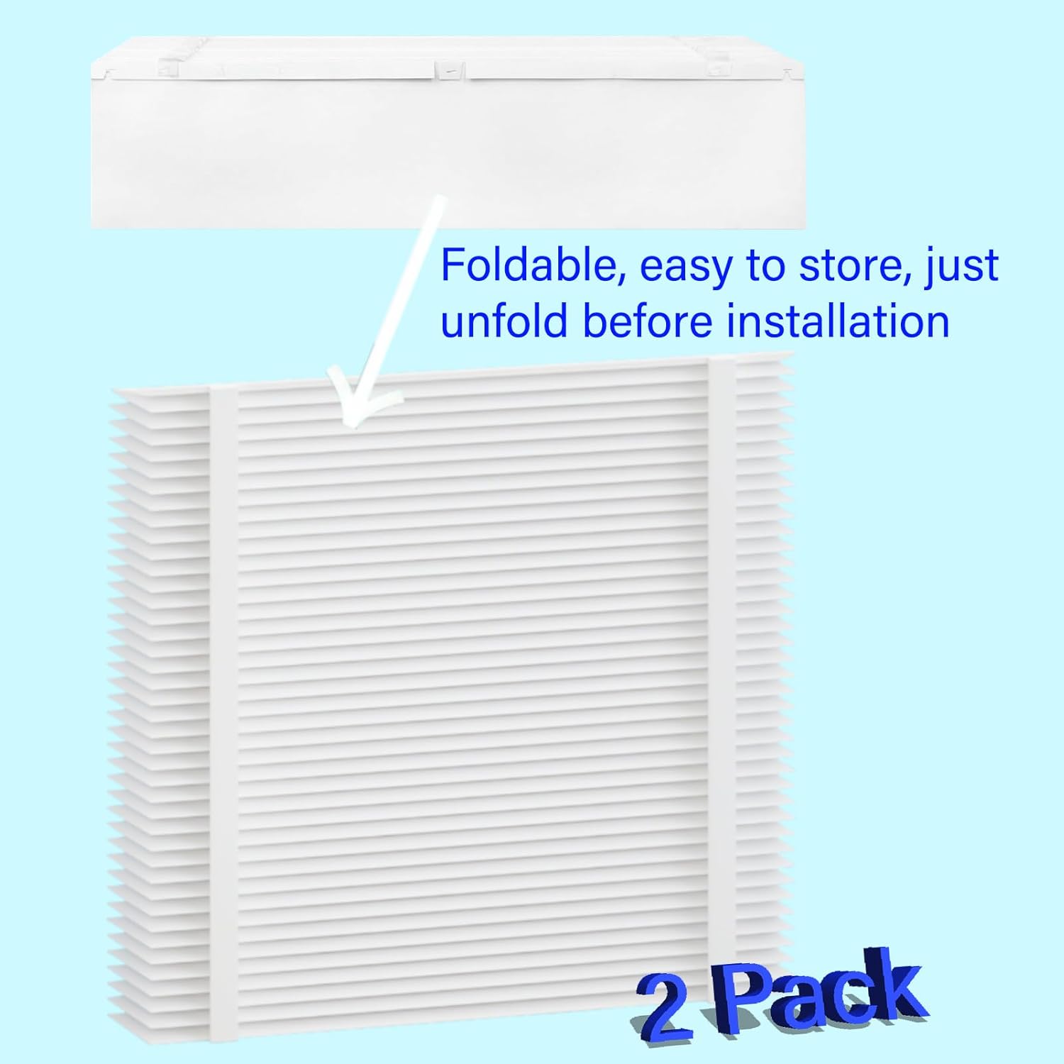 2 Pack X0445 Replacement Furnace Filter for Lennox PMAC-20C X0445 - MERV 10, 20x25x6 Air Filter