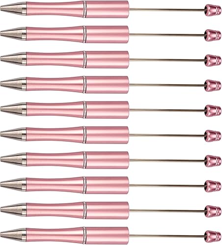 Beadthoven - 20 bolĂgrafos de plástico con cuentas con eje de bolĂgrafo de tinta negra para manualidades, suministros de decoraciĂłn de bolĂgrafos, Beadthoven - 20 bolĂgrafos de plástico con cuentas con eje de bolĂgrafo de tinta negra para manualidades, suministros de decoraciĂłn de bolĂgrafos,