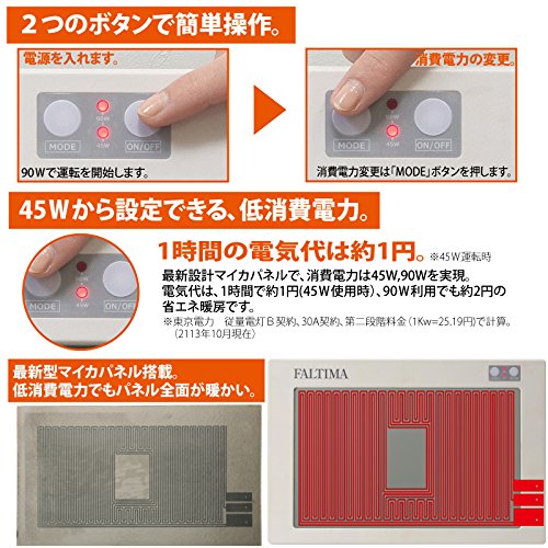 ファルティマ パネルヒーター FTM-210 省エネ 静音タイプ 暖房器具 ファルティマ パネルヒーター FTM-210 省エネ 静音タイプ 暖房器具