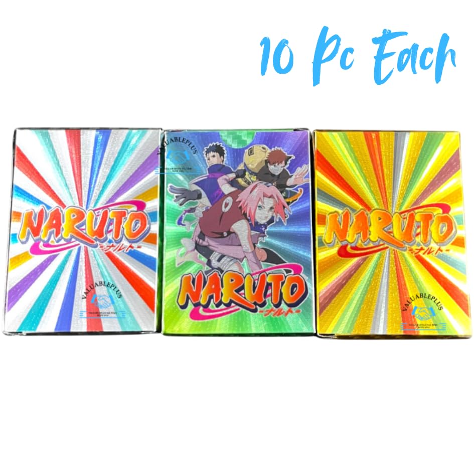 Valuableplus® Naruto Cards 30Pc Playing Foil Cards for Kids