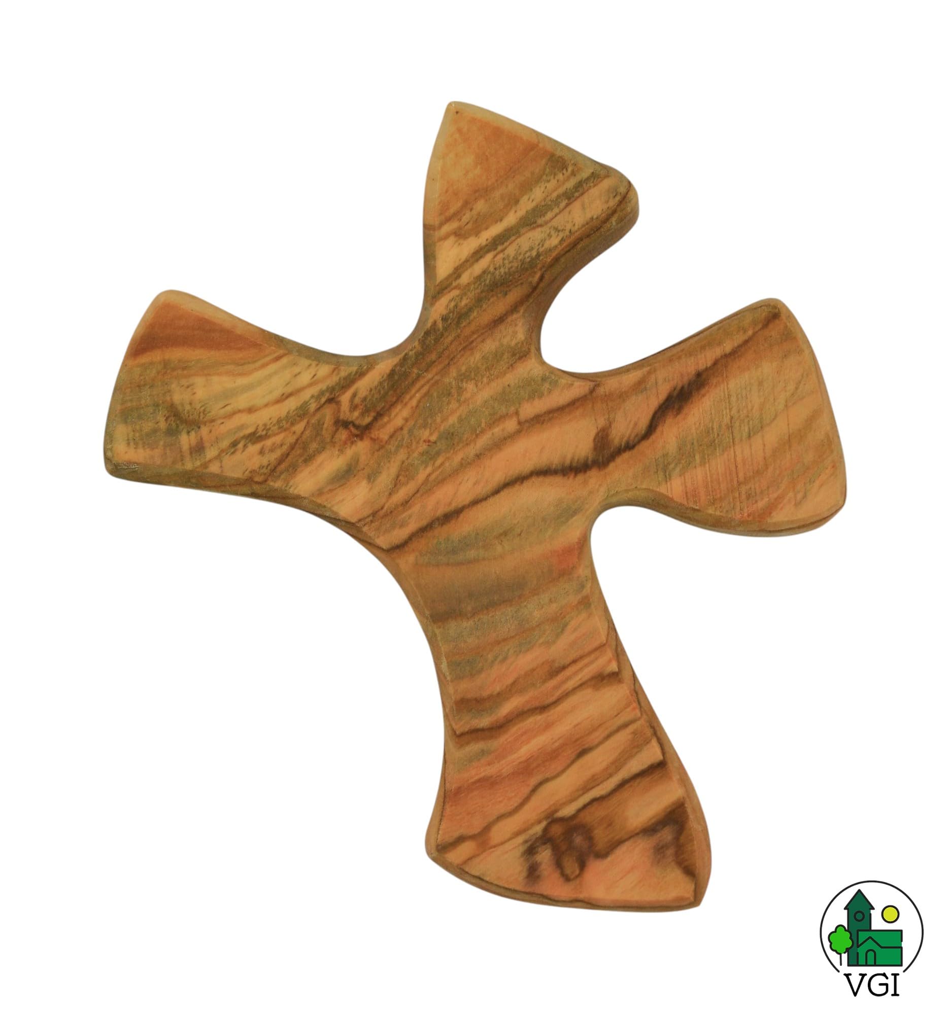 Amazon.com: Olive Wood Prayer Cross | Hand Held Cross Made to