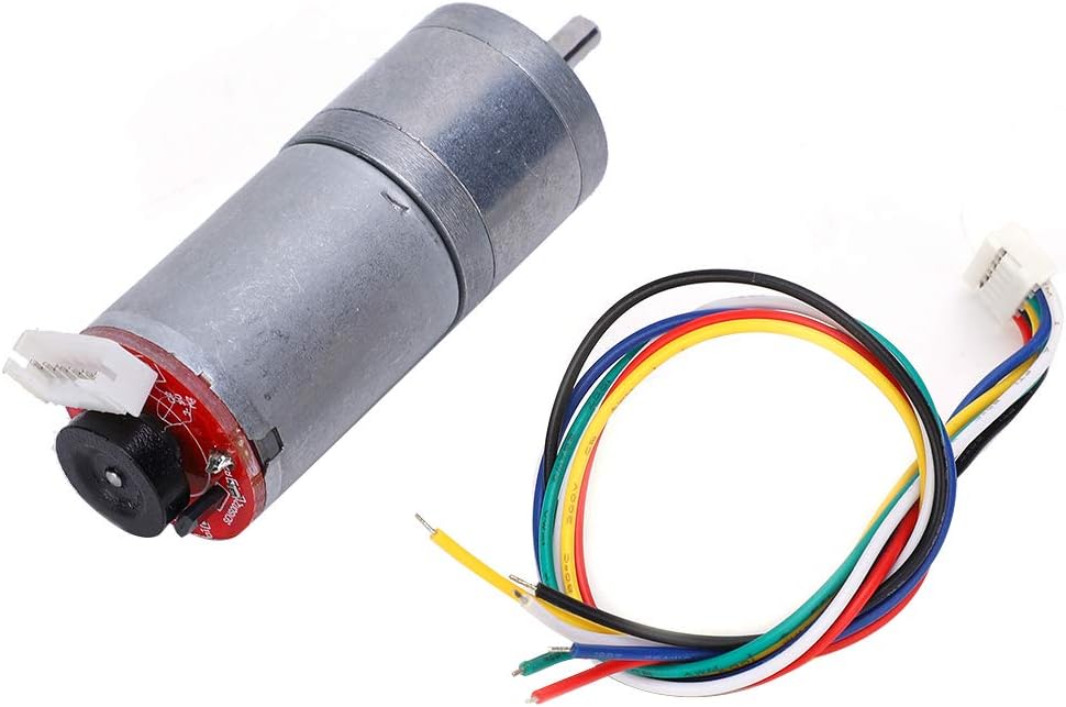 GA25‑370 Gear Motor DC with Speed Encoder Brush DC Motors Reducer