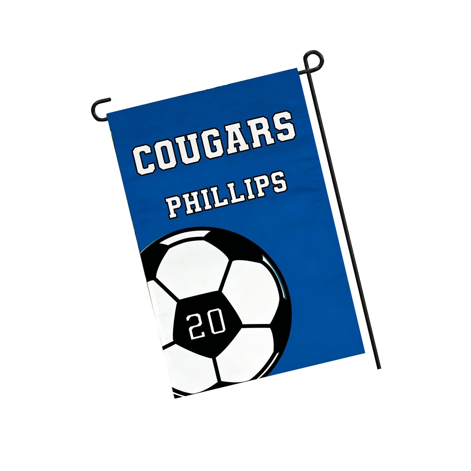 Btgghytr 2026 Soccer Themed Outdoor Flag 30x45cm Produced From Fade Polyester Cloth Soccer Themed Garden Standard
