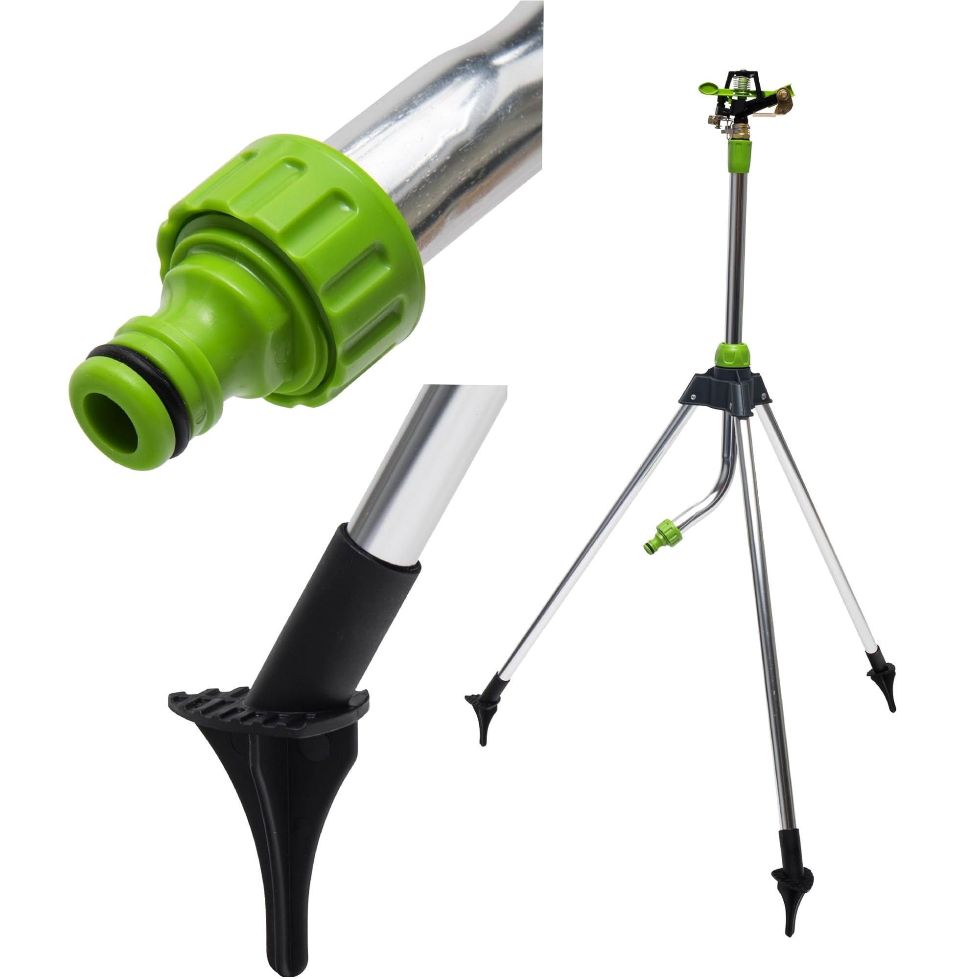 WERKA PRO Aspersor de pie Ajustable de 67 a 97 cm