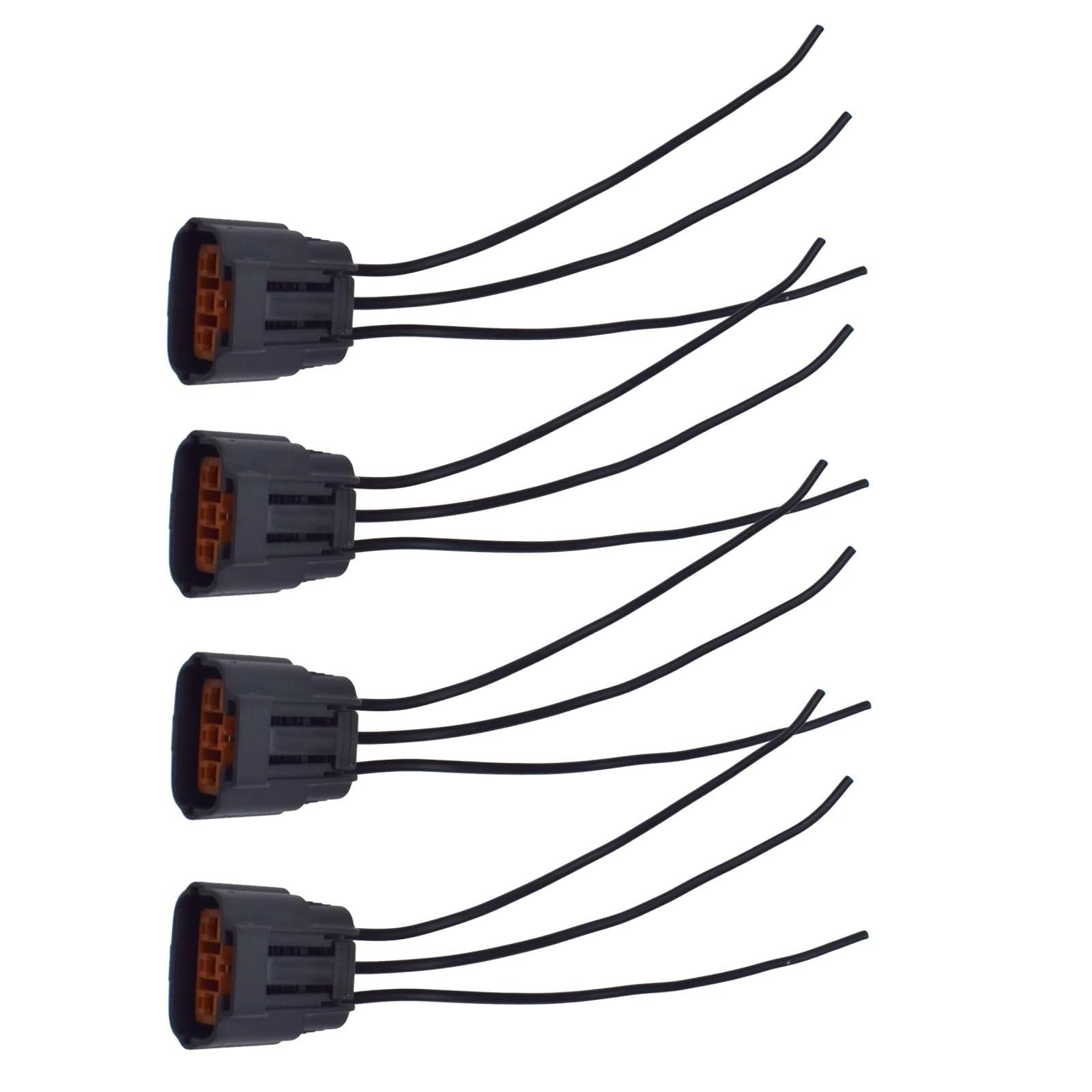 Compatible Con Mitsubishi Para Outlander MK1 2.0 2.4 2003 2004 2005 2006 Conector Cableado Bobina Encendido MD362907 MR 994643 Arnés Bobina Encendido(4 pieces)