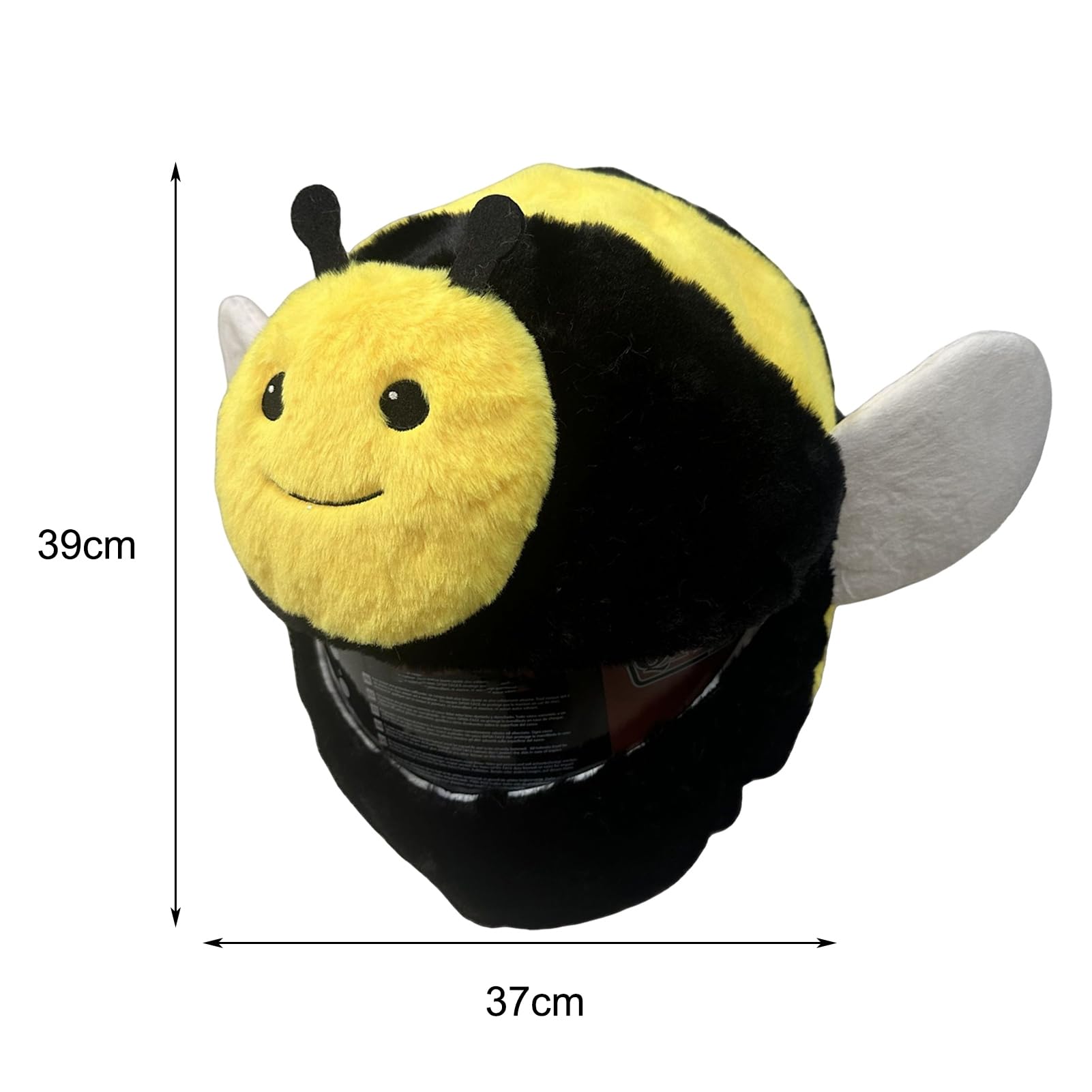Makamsui Motorcycle Helmet Covers Suitable for Most Full Face Helmets, Decorative Dustproof Plush Animal Plush Motorbike Helmet Cover Protector Guard for Fun Rides Bee : Everything Else
