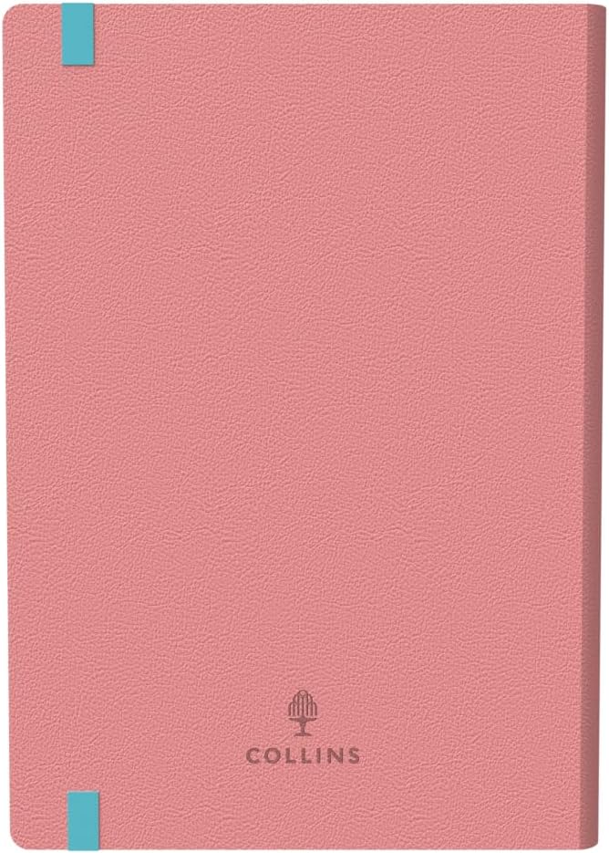 Collins Legacy Mid Year Diary Planner A6 Week to View Academic Year 2024-25 - Pink - Weekly Mid Year Journal for Students, Teachers and Academics - CL63M.50-2425 - August 2024 to August 2025