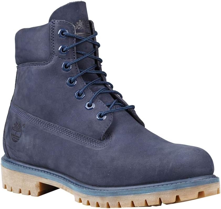 Timberland Men's 6" Premium Waterproof Boot (7.5 D(M) US / 40-41 EUR, Navy Monochrome)