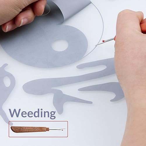 Vista 160 de HTV - Rollos de vinilo de transferencia de calor negro de 12 pulgadas por 8 pies, rollo en rollo para planchar en camisetas, fácil de cortar