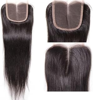 Swiss Lace 4x4 Closure for Women and Girls with Thinning Hair, Natural Straight Black Hair Volumizer, 100% Human Hair Topp... Price In India