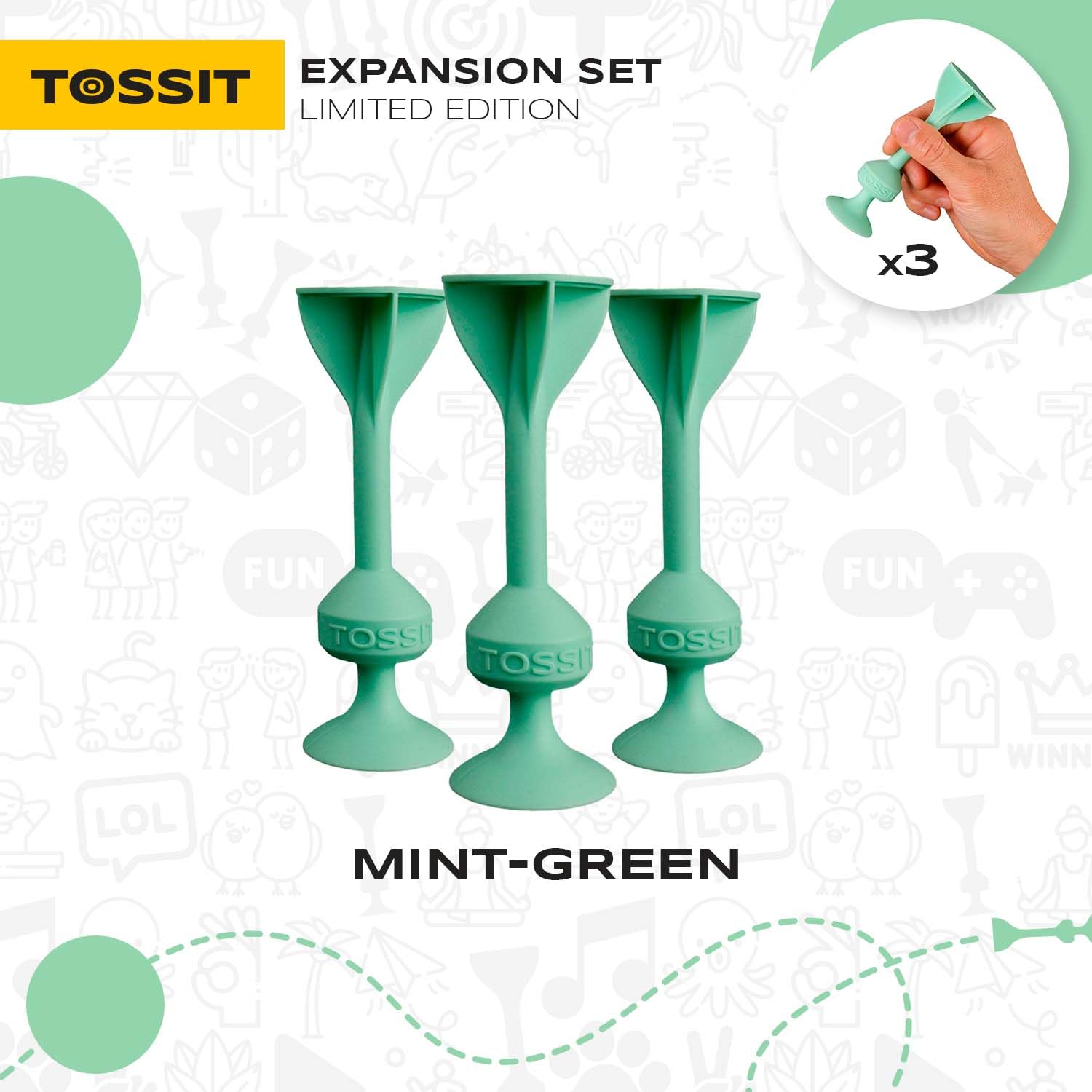 TOSSIT Suction Cup Darts, Toss Game Perfect Family and Party, Silicone Throwing Game for Backyard Indoor and Outdoor Fun - Image 2