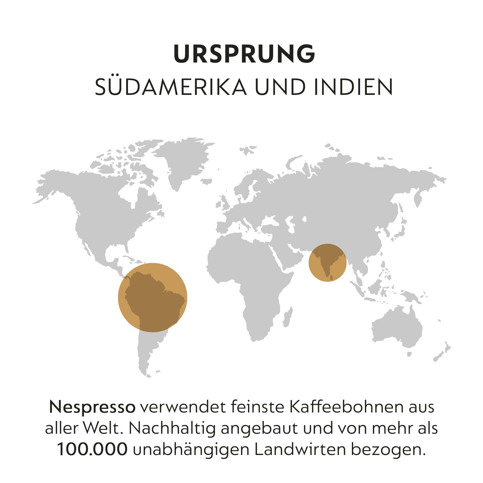 NESPRESSO VERTUO Fortado 100 Kaffeekapseln | Arabica & Robusta Kaffee, Dunkle Röstung, Intensität 8, Ideal für Gran Lungo