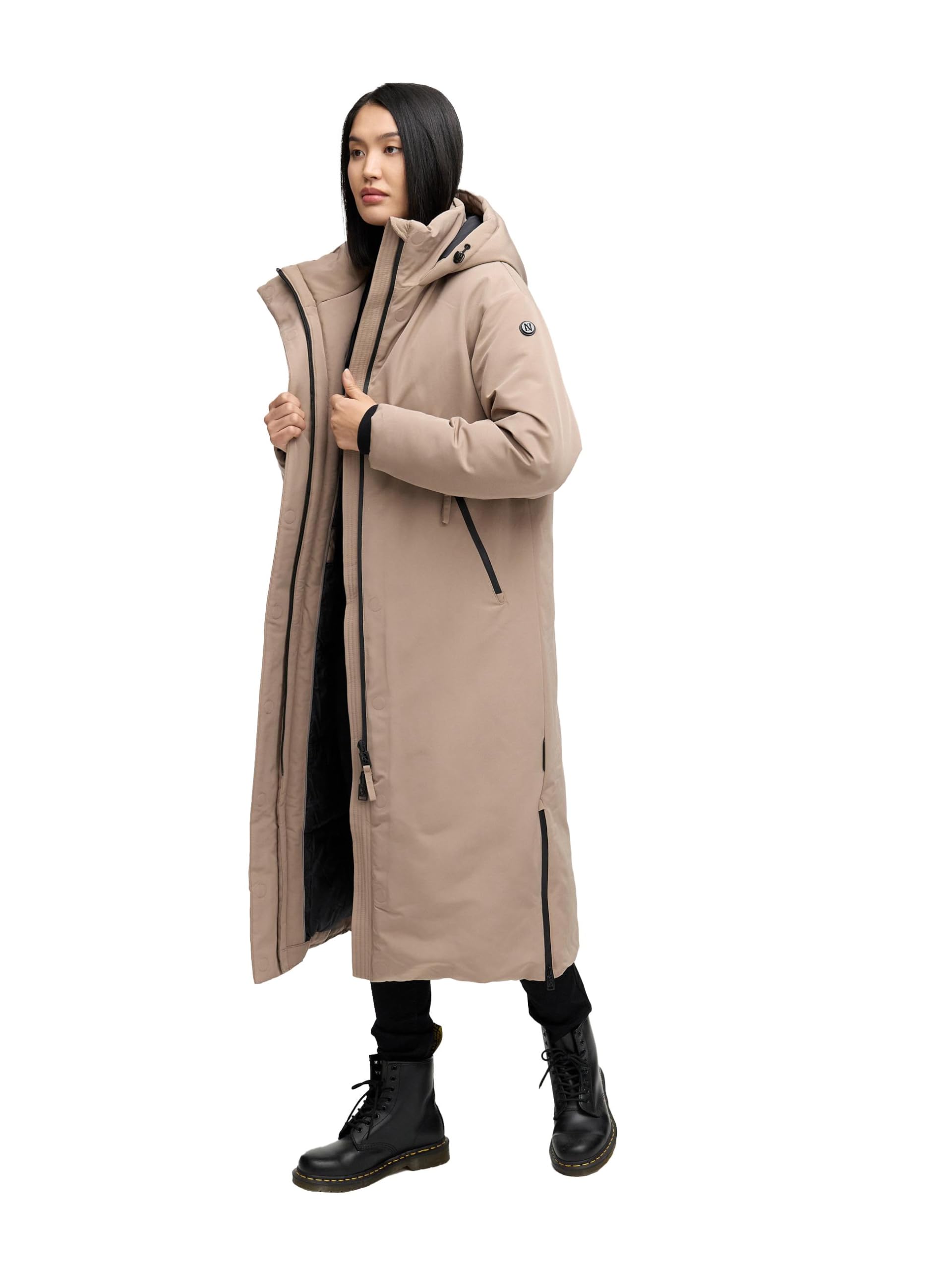 Navahoo Wintermantel Schneewächter 14 Damen XXL taupe