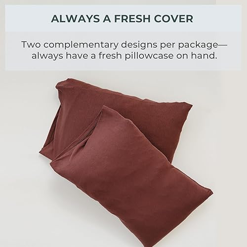 Miniatura 10 de Pobibaby - Paquete de 2 fundas de almohada de alta calidad para niños pequeños - Tejido de jersey ultrasuave - Almohada para cuna, almohada para