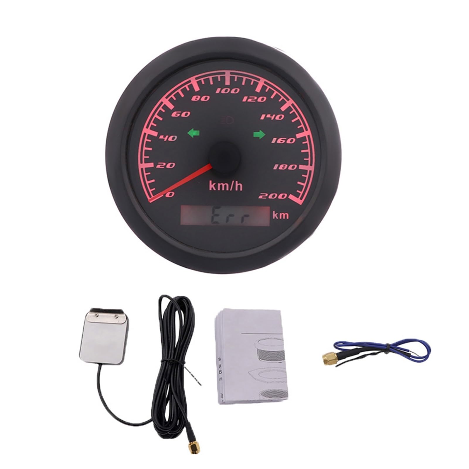 Amazon.co.jp: 加速タコメーター 200 キロ/h GPS スピードメーター 120