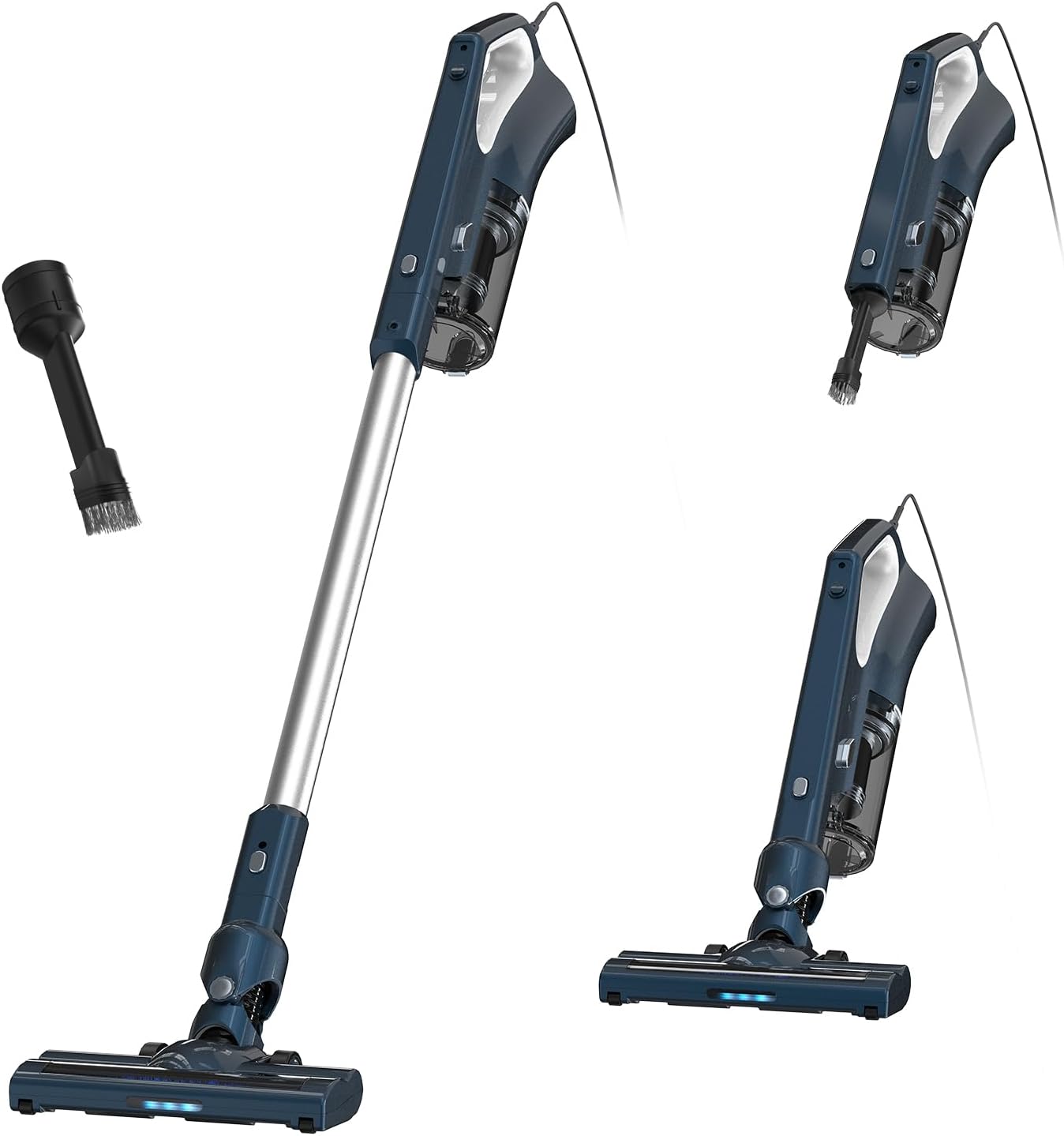 Corded Vacuum Cleaner Powerful Suction Dual Filtration with HEPA Filters One-Touch Dustbin Emptying Ultra-Lightweight & Portable Ideal for Home Cleaning 16.5-Foot Power Cord