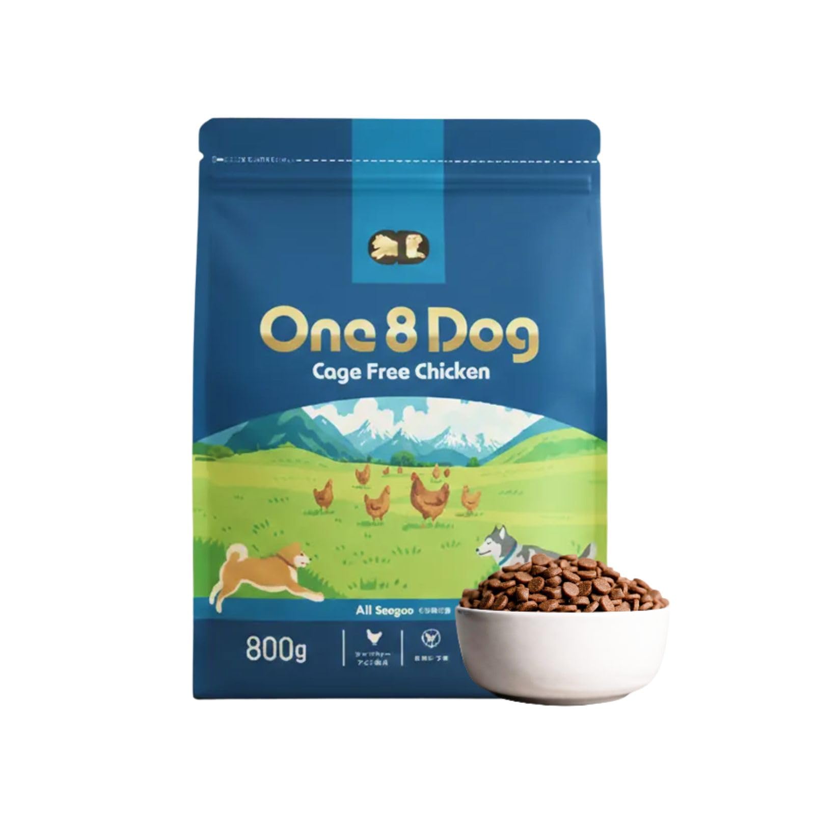 One 8 Dog 800ｇ×5袋 Amazon.co.jp: One8Dog ドッグフード 関節ケア 全年齢 全犬種 [ 獣医師