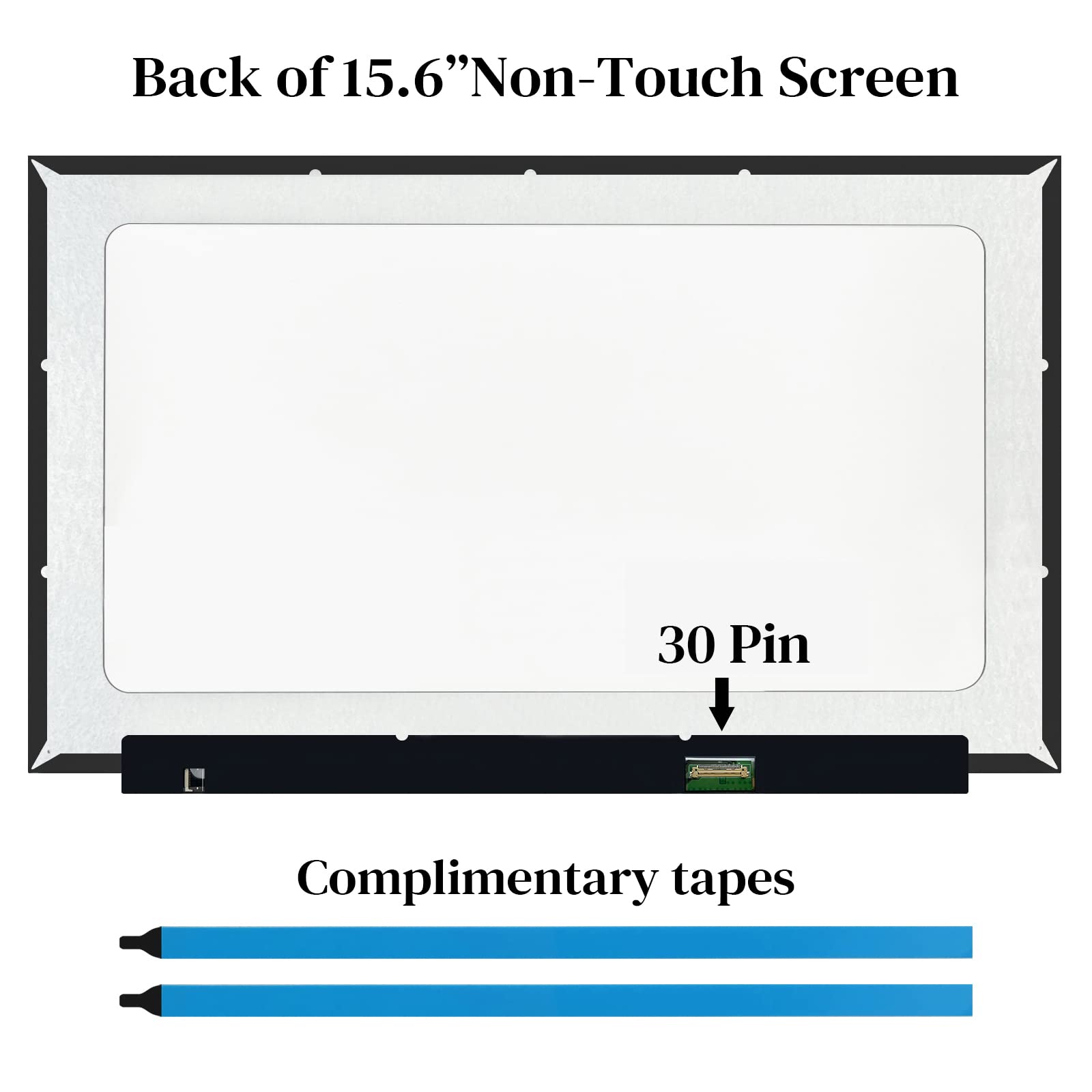 DISPLAY SLIM LED 15.6" COMPATIBILE B156HTN03.5 | 1920x1080 [FHD][30 Pin