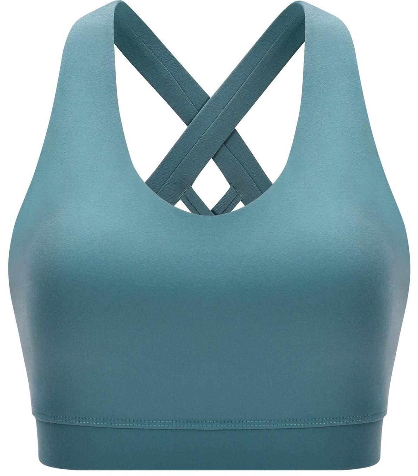 Sujetador Deportivo Mujer Sujetador Deportivo De Apoyo For Mujer, Copas Extraíbles Con Tirantes Acolchados Y Espalda Cruzada Sujetador Gimnasio(A,Large)