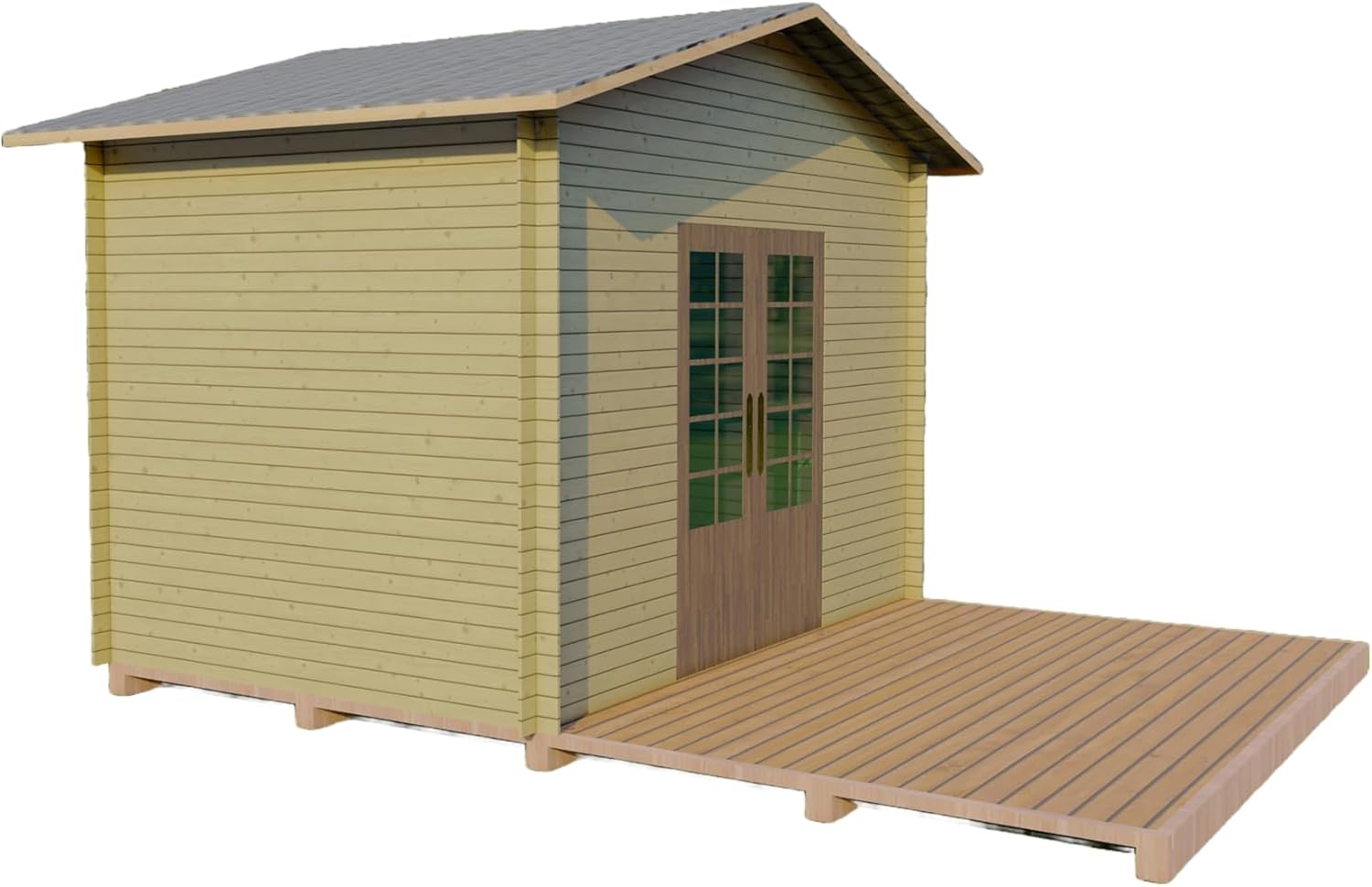 12’x8′ Wood Shed Building Plans – DIY Instructions with Elevations, Framing, and Step by Step Guide