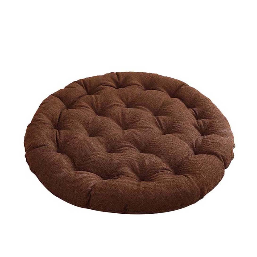 Coussin de chaise rond épais antidérapant de 100cm pour soulager les assises dures