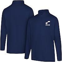 Vista 37 de Ultra Game Mens NBA Official Quarter Zip Long Sleeve Pullover T-Shirt Color del