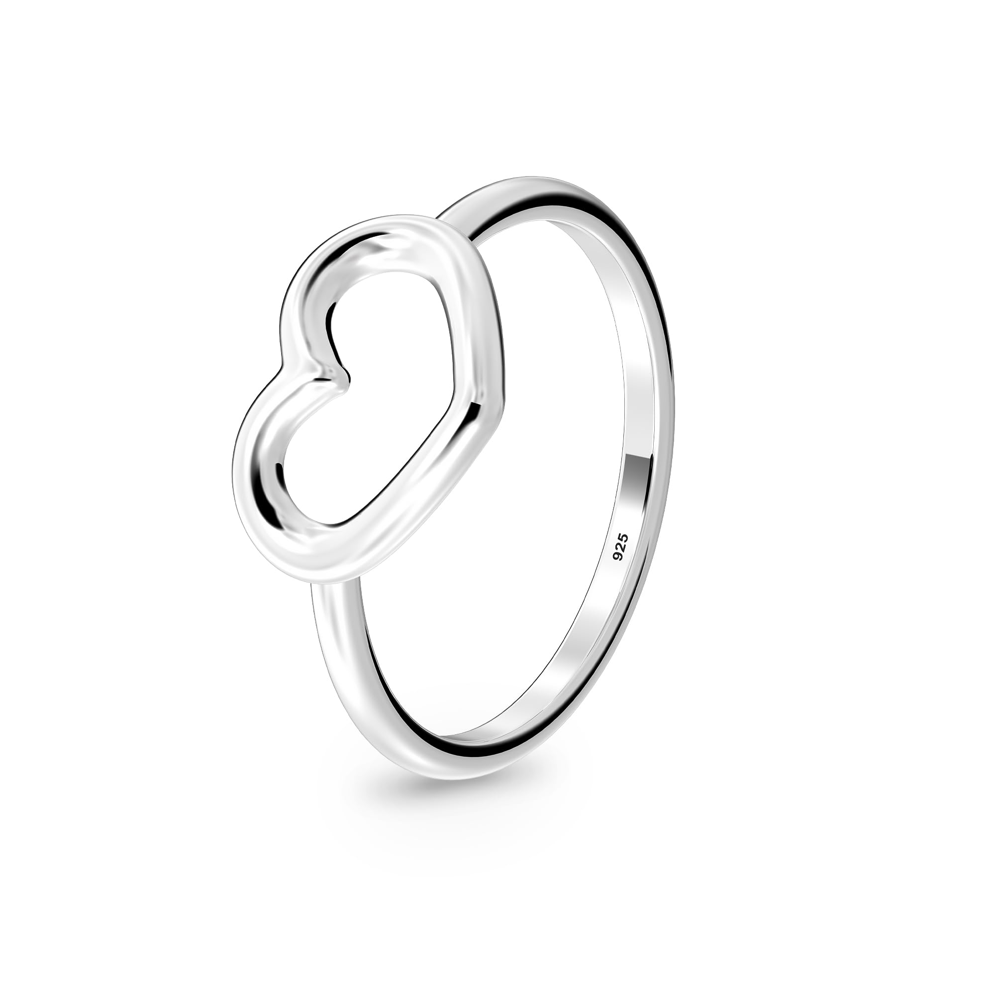 Anillo De Amor Con Cruz De Corazón, Joyería Para Mujeres, Adolescentes