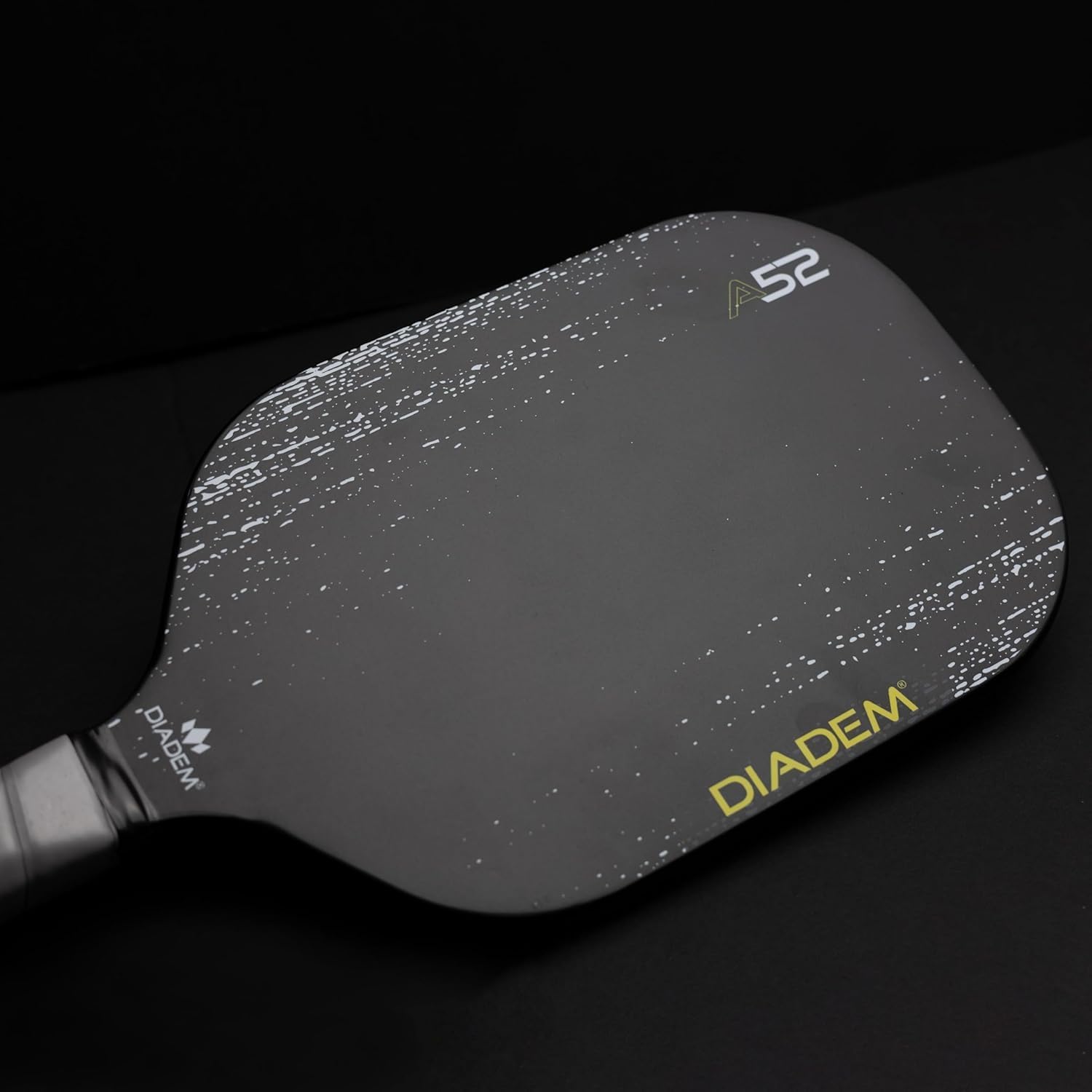 Diadem A52 Carbon Fiber Pickleball Paddle | Lightweight Thermoformed Paddle with Edgeless Design, Spin-Ready Surface, USAPA Approved for Control & Power