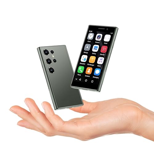 BLKE Mini Phone for Kids,Mini Smartphone Unlocked with 3.0" HD Screen 2GB+16GB,Tiny Pocket Backup Cell Phone,Worlds Smallest Mobile Phones,Small Smart Phones for Kids,GPS/Face ID/WiFi