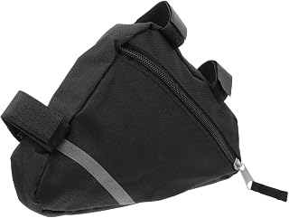 Outanaya Durable Bike Frame Bag Large Capacity Cycling Pouch with Quick Access Zipper Adjustable Strap for Easy Installation for Road and Mountain Bikes for Cycling Accessories