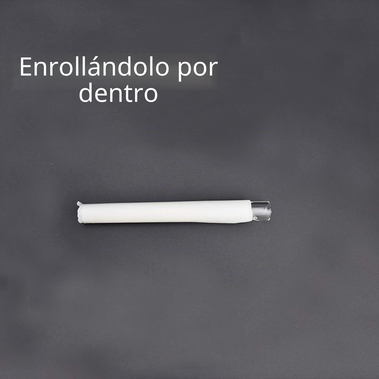 Puntas de filtro de vidrio de tamaño pequeño de alta calidad, boquilla de filtro reutilizable para rollos pequeños, ideal para enrollar a mano, paquete de 15 (8 x 25 mm, boca redonda)