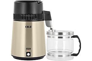 CO-Z 1.1 Gal Water Distiller, 750W Countertop Machine for Home Office Machine Humidifier
