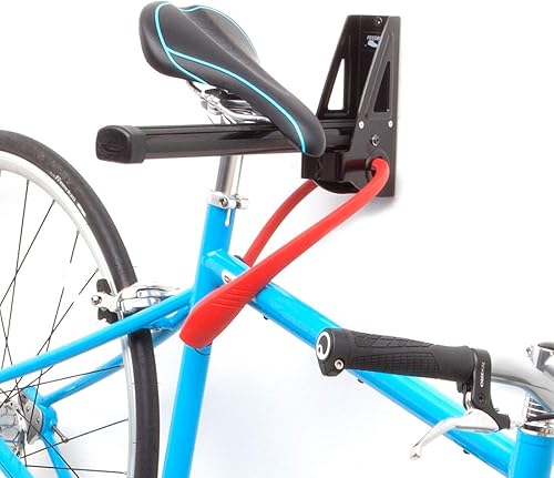 Miniatura 4 de Feedback Sports Velo Poste de pared, estante de almacenamiento para bicicletas, almacenamiento de ruedas de bicicleta, soporte de bicicleta de
