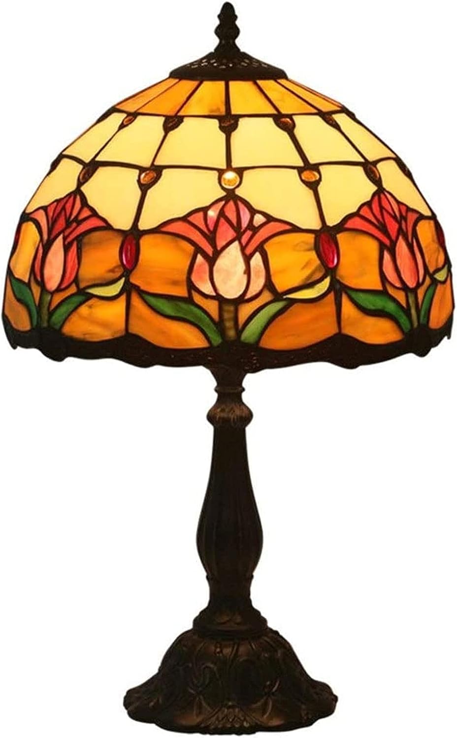 アンティーク ステンドグラス テーブルランプ ステンドグラス ランプ 照明 ランプスタンド テーブルランプ