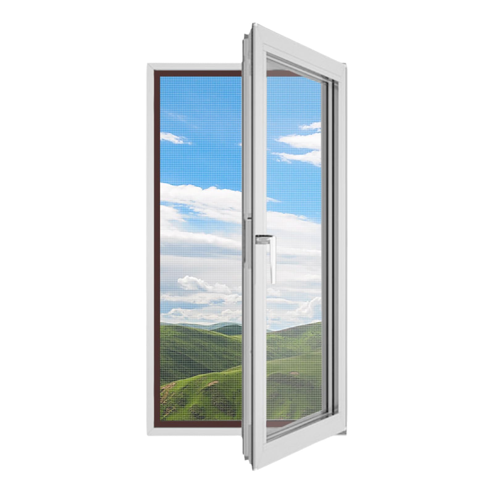 Mosquito Net For Window, Self-Adhesive Window Mosquito Screen Mesh Multicolor Multiple Sizes