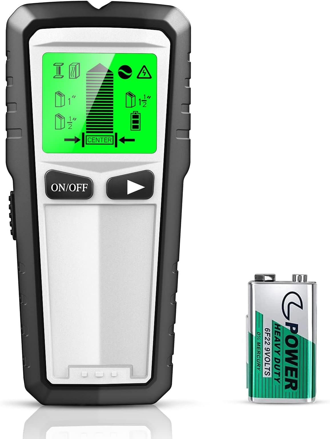 KASTWAVE5 in 1 Stud Finder and Wall Scanner with HD LCD Display for Wood, Metal, and AC Wire Detection