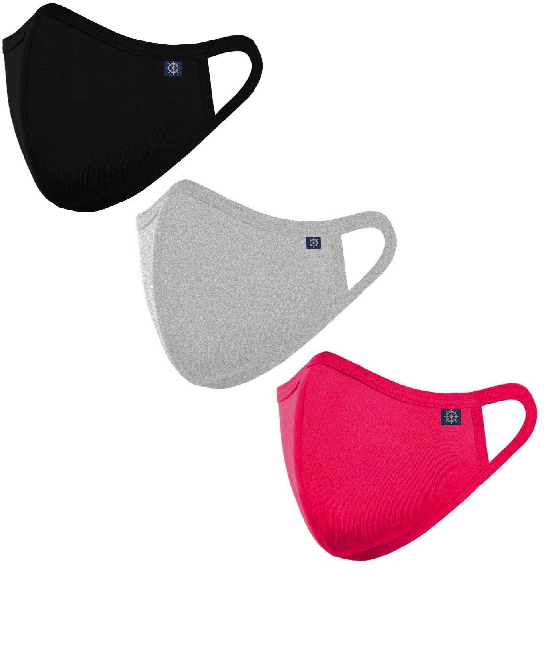 OCEAN RACE Cotton Anti Pollution 3 Layer Reusable Face Mask