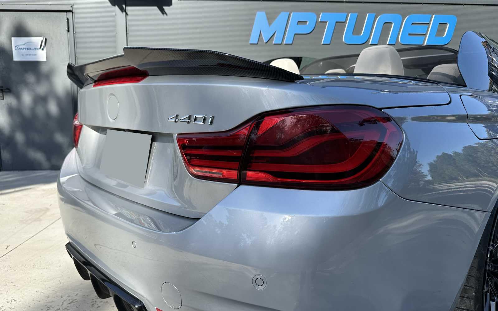 Mptuned BMW F33 PSM Stil Heckspoiler in Carbon Optik per BMW Serie 4 2014-2019 Cabrio 420i 428i 430i 435i 440i