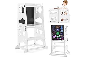 4-in-1 Toddler Step Stool: The Kitchen Helper for Safe and Independent Exploration