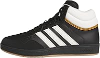 adidas Hoops 4.0 Mid Basketball Shoes - Synthetic Nubuck Upper, Cloudfoam Cushion, Grippy Rubber Outsole, Unisex Adult