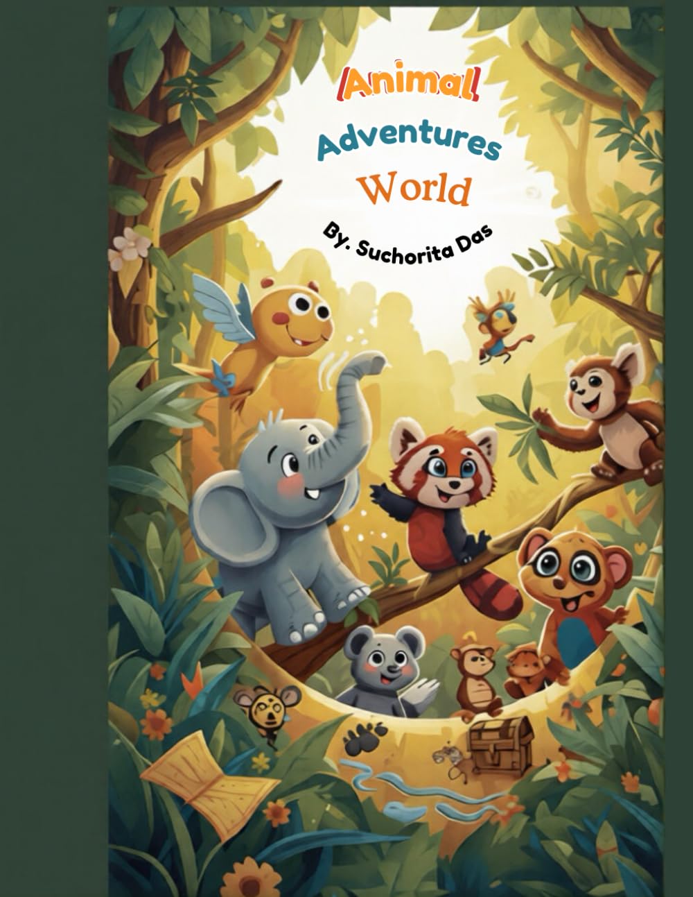 Wild Jungle Adventure Drawing & Coloring Book: A Silly and Fun Animal Coloring Adventure for Kids Ages 3–6