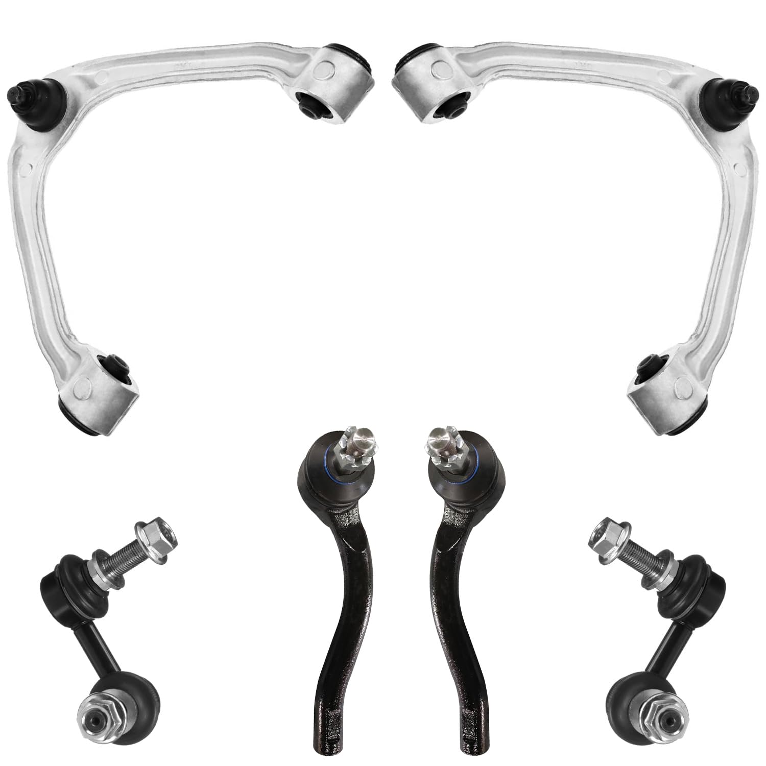 Detroit Axle - AWD 6pc Front End Suspension Kit for INFINITI G25 G35 G37