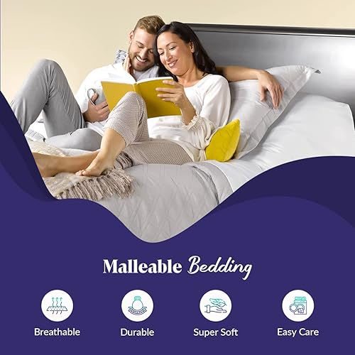 Miniatura 8 de Top Split Flex - Juego de sábanas flexibles para cama ajustable de 30 pulgadas, tamaño California King de 600 hilos, algodón egipcio suave y liso,