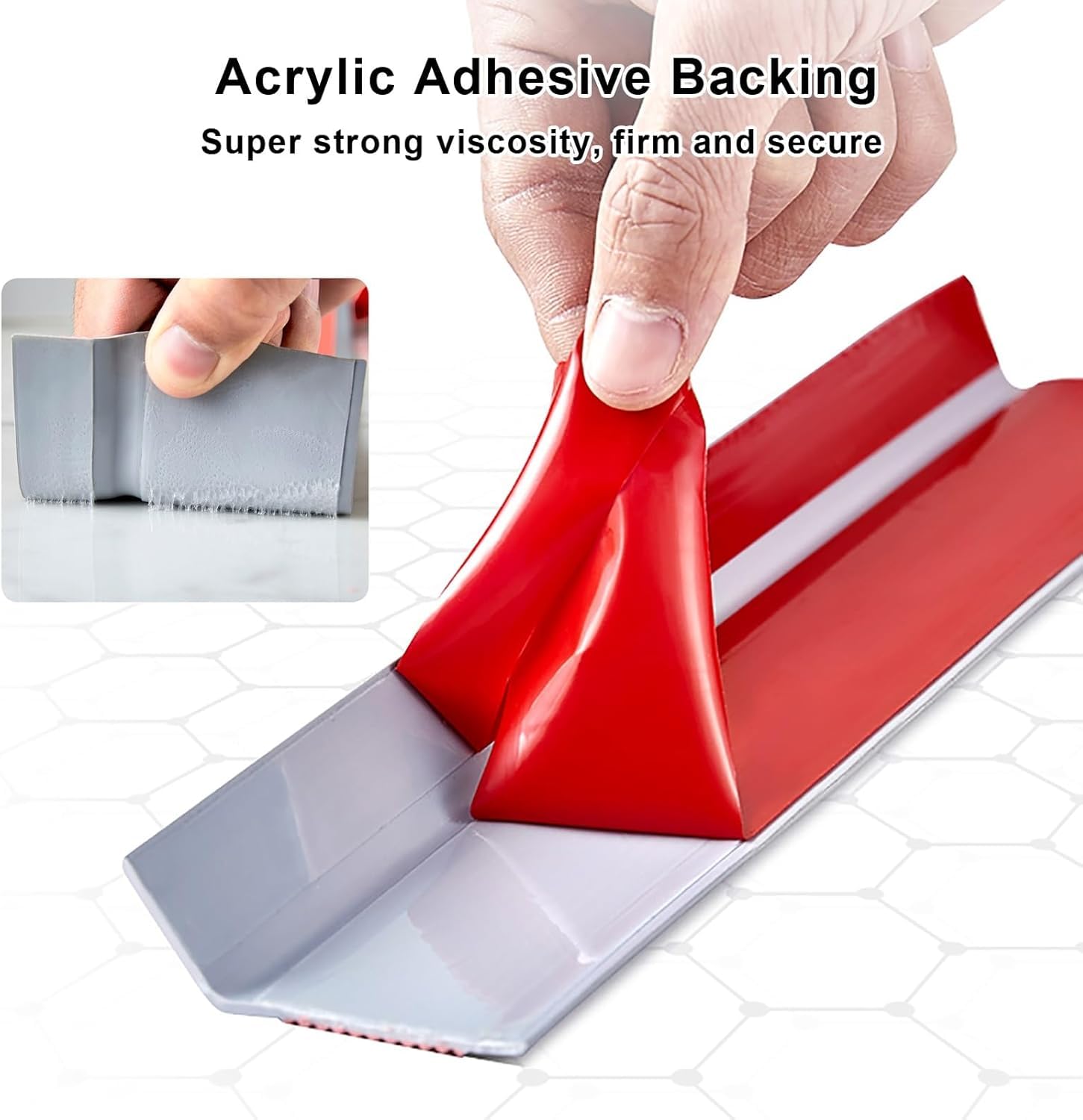 Strisce di sicurezza antiscivolo per scale, autoadesive, in gomma PVC, 2,5 x 5 cm, colore marrone, 1000 cm, per una maggiore resistenza allo scivolamento.