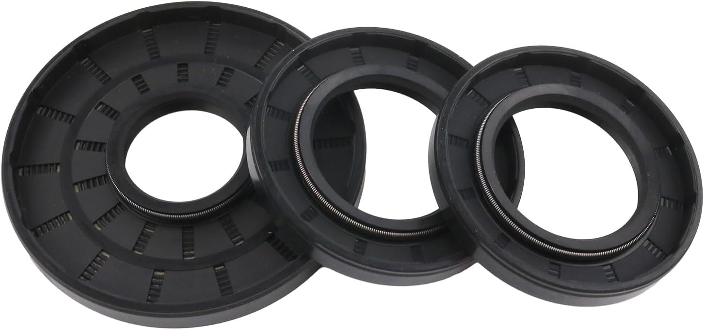 WQSING Complete Rear Differential Axle Seal Kit Compatible